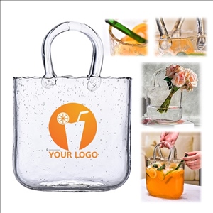 Handmade Glass Bag vase Drinking Cup